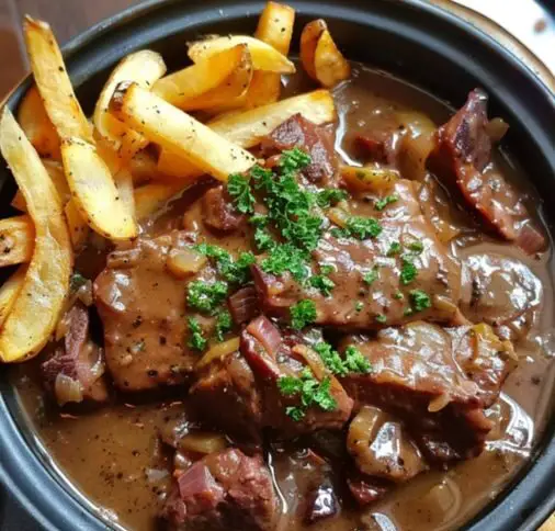 Carbonade Flamande avec Frites