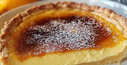 tarte façon crème brûlée