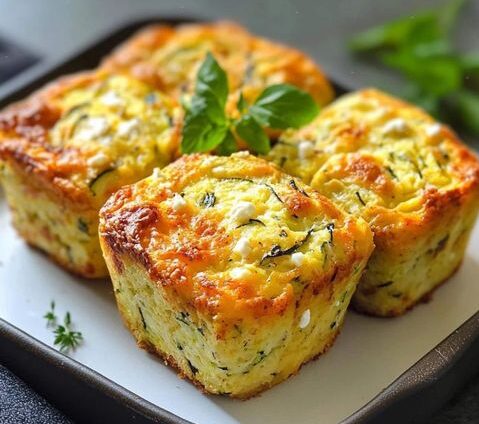 Moelleux au Chèvre et à la Courgette