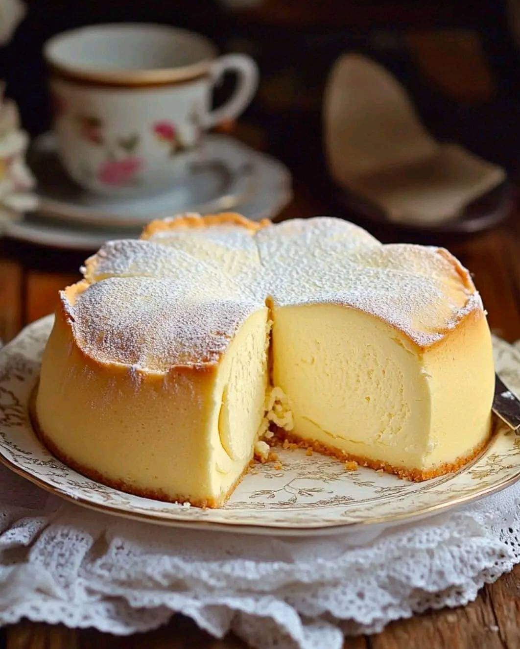 Gâteau Rapide et Crémeux avec 3 Yaourts et 2 Œufs